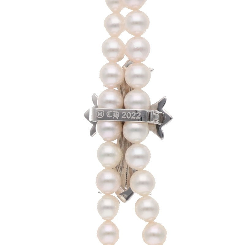 Chrome Hearts Mikimoto CH Cross WG Necklace Size ONE SIZE