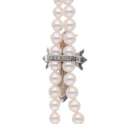 Chrome Hearts Mikimoto CH Cross WG Necklace Size ONE SIZE