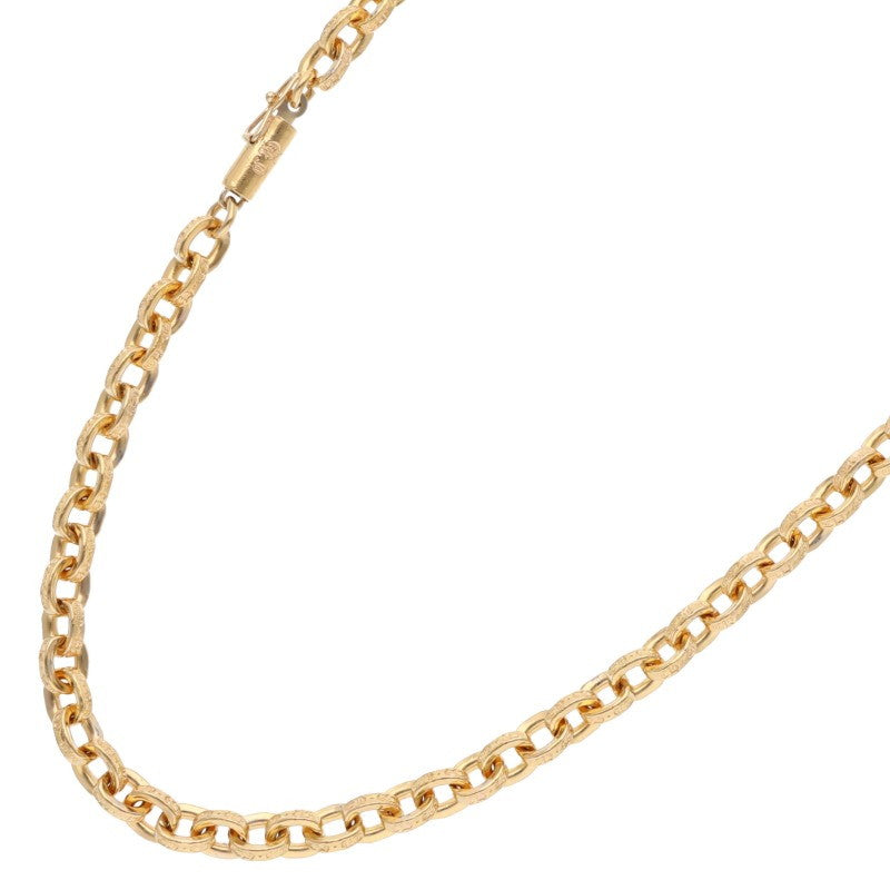 Chrome Hearts 22K Yellow Gold Paper Chain Size ONE SIZE