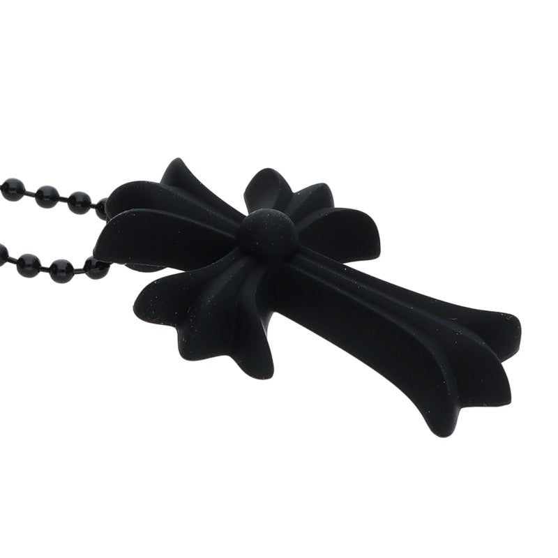 Chrome Hearts Rubber CH Cross Small Black Size ONE SIZE