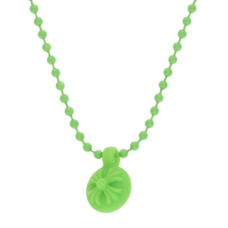 Chrome Hearts Rubber Cross Ball Green (Silver 6.73g)