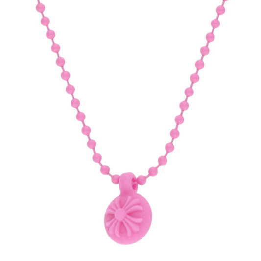 Chrome Hearts Rubber Cross Ball Pink (Silver 6.75g)