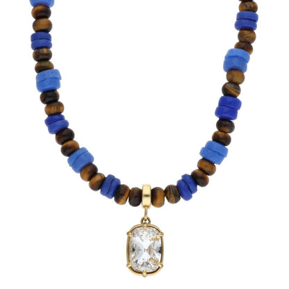 WALES BONNER Crystal Top Bead Necklace Multi Size ONE SIZE