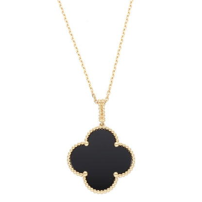 VANCLEEF & ARPELS Magic Alhambra K18YG Onyx Size ONE SIZE