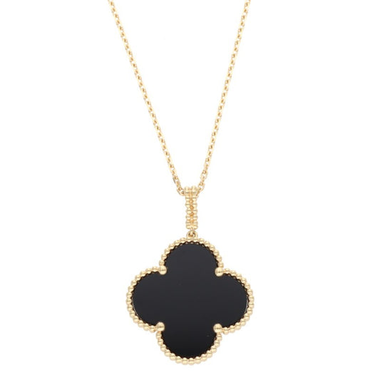 VANCLEEF & ARPELS Magic Alhambra K18YG Onyx Size ONE SIZE