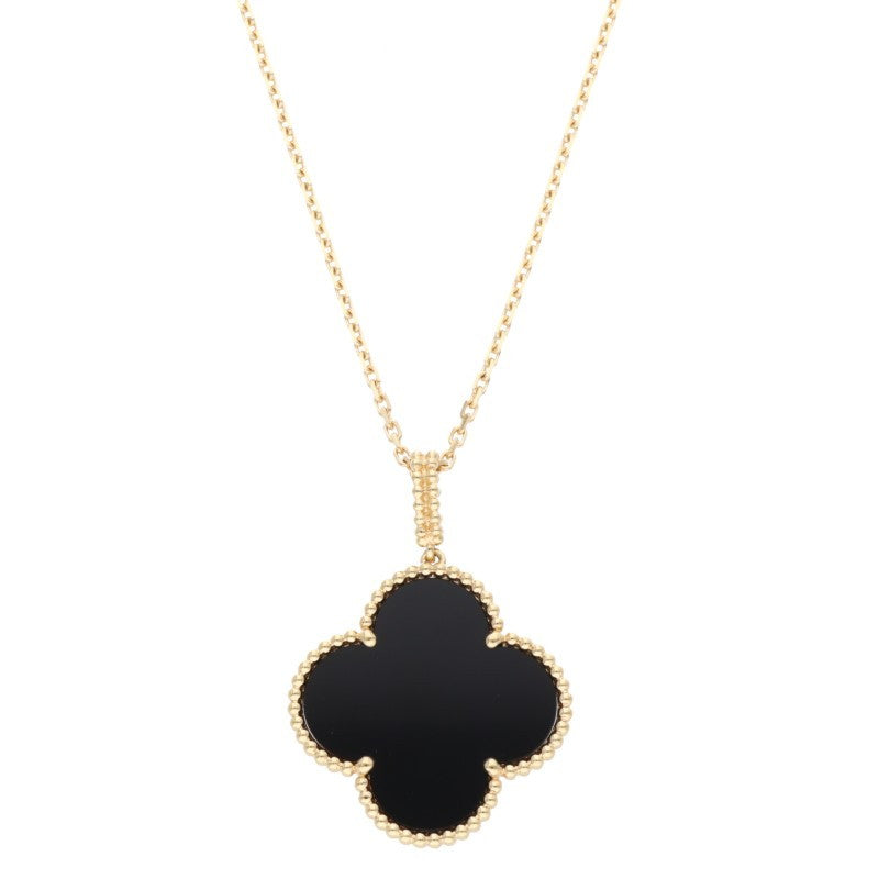 VANCLEEF & ARPELS Magic Alhambra K18YG Onyx Size ONE SIZE