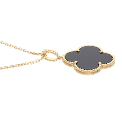 VANCLEEF & ARPELS Magic Alhambra K18YG Onyx Size ONE SIZE