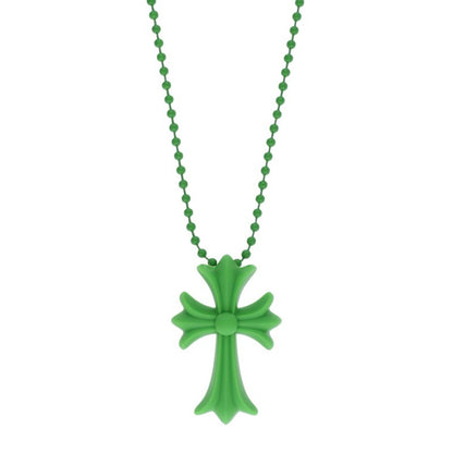 Chrome Hearts Small Rubber Green (Silver 8.36g)