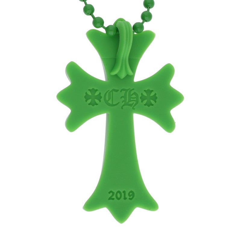 Chrome Hearts Small Rubber Green (Silver 8.36g)
