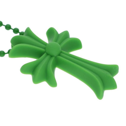 Chrome Hearts Small Rubber Green (Silver 8.36g)