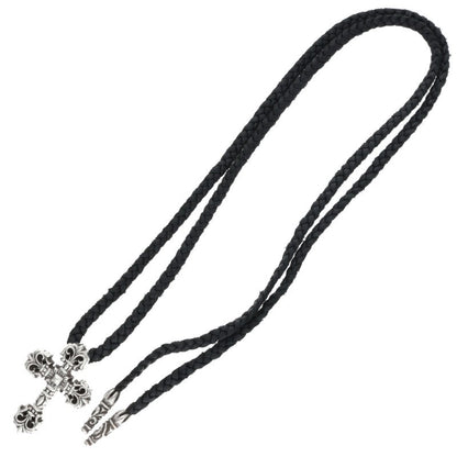 Chrome Hearts XS Filigree Cross Leather Braid Size ONE SIZE