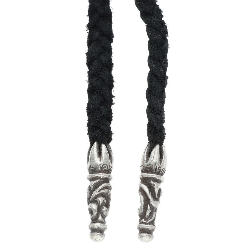 Chrome Hearts XS Filigree Cross Leather Braid Size ONE SIZE