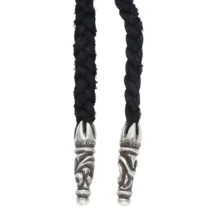 Chrome Hearts XS Filigree Cross Leather Braid Size ONE SIZE