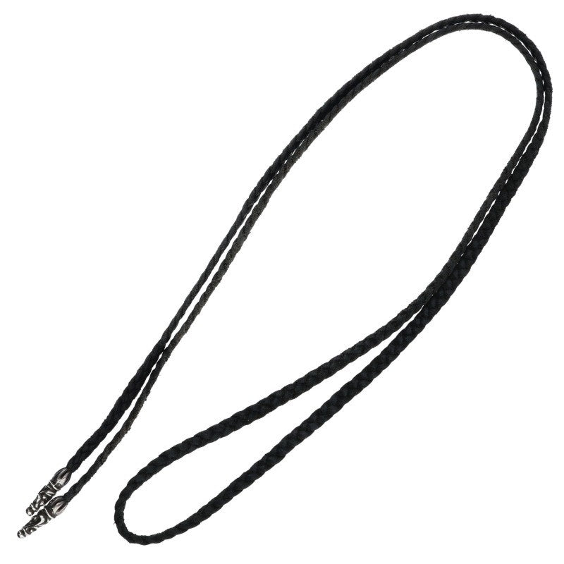 Chrome Hearts Scroll Leather Braid Necklace Size ONE SIZE