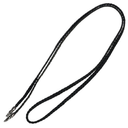 Chrome Hearts Scroll Leather Braid Necklace Size ONE SIZE