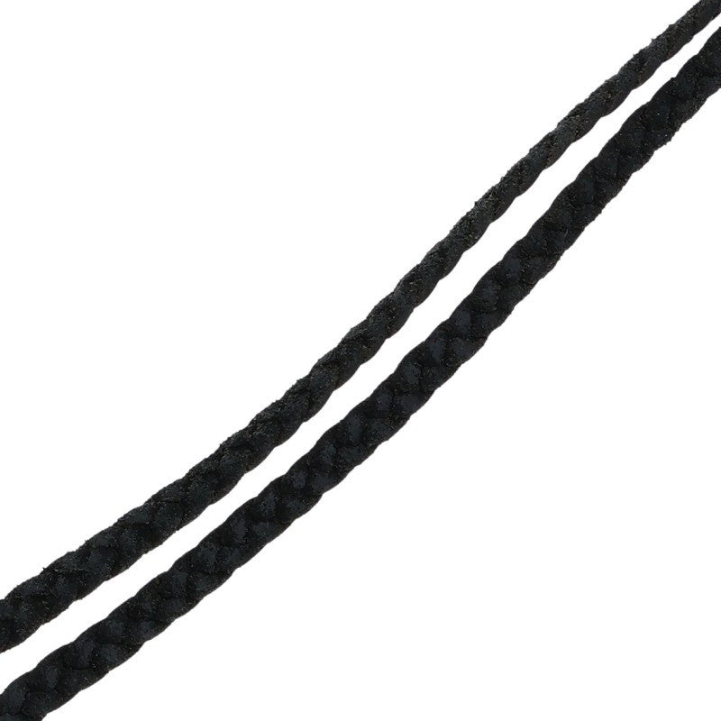 Chrome Hearts Scroll Leather Braid Necklace Size ONE SIZE