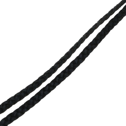 Chrome Hearts Scroll Leather Braid Necklace Size ONE SIZE