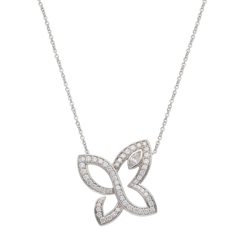 HARRY WINSTON Lily Cluster Infinite PT950 Diamond Necklace