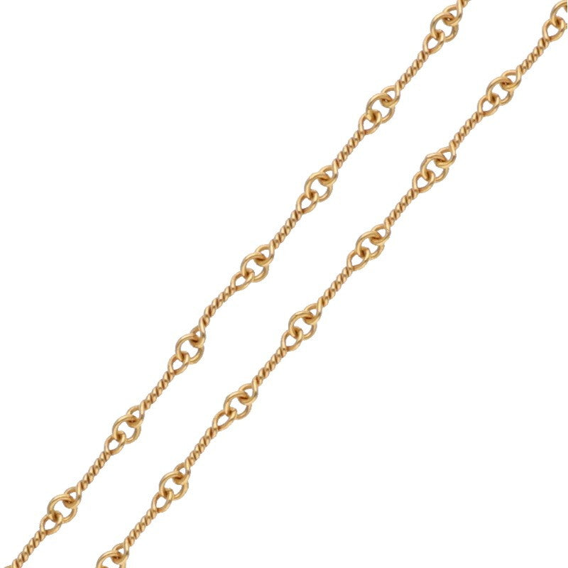 Chrome Hearts 22K Yellow Gold Twist Chain 18in Size ONE SIZE