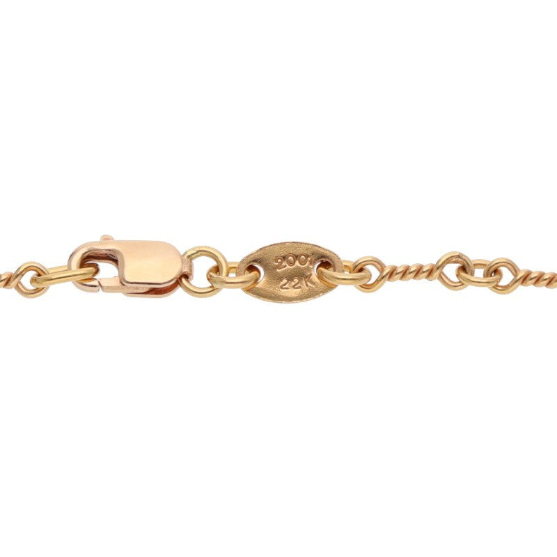 Chrome Hearts 22K Twist Chain 24" Gold Size ONE SIZE Yellow