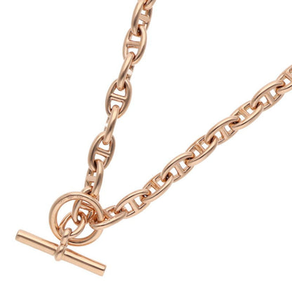 HERMES Chaine d'Ancre TPM K18PG Choker Size ONE SIZE