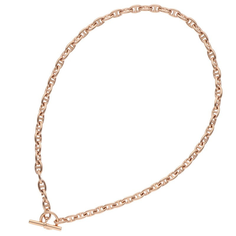 HERMES Chaine d'Ancre TPM K18PG Choker Size ONE SIZE