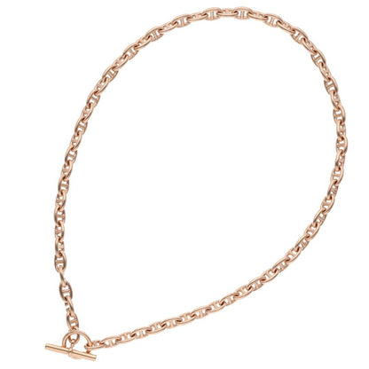 HERMES Chaine d'Ancre TPM K18PG Choker Size ONE SIZE