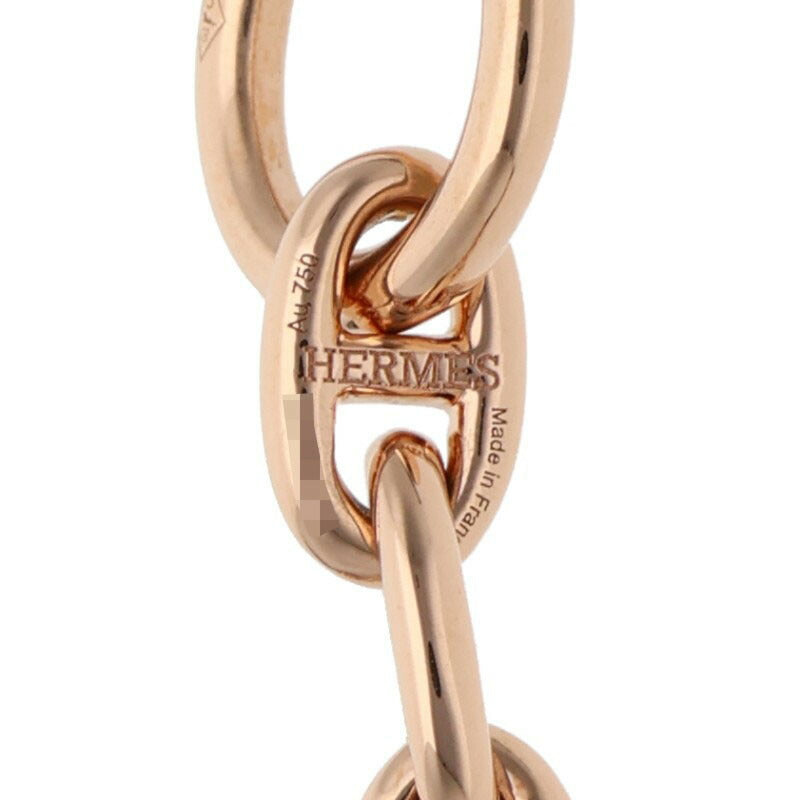 HERMES Chaine d'Ancre TPM K18PG Choker Size ONE SIZE