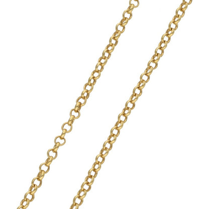 Chrome Hearts 22K Yellow Gold Roll Chain 24in Size ONE SIZE