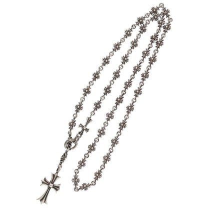 Chrome Hearts CH Cross Tiny E Rosary Silver