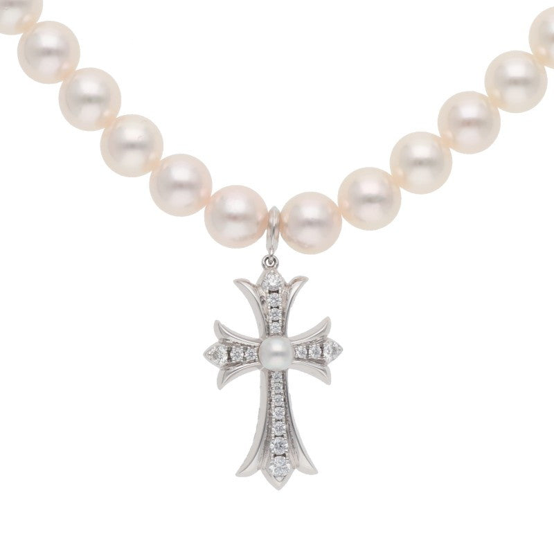 Chrome Hearts Tiny CH CRS Pave Pearl Multi Size 16INCH
