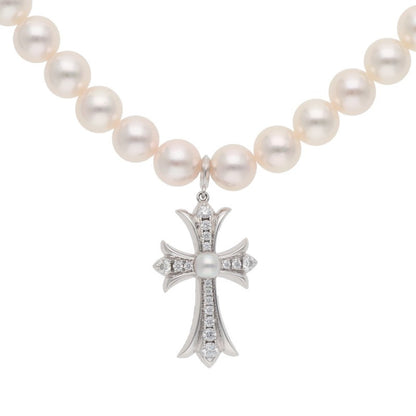 Chrome Hearts Tiny CH CRS Pave Pearl Multi Size 16INCH
