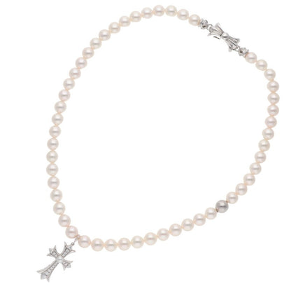 Chrome Hearts Tiny CH CRS Pave Pearl Multi Size 16INCH