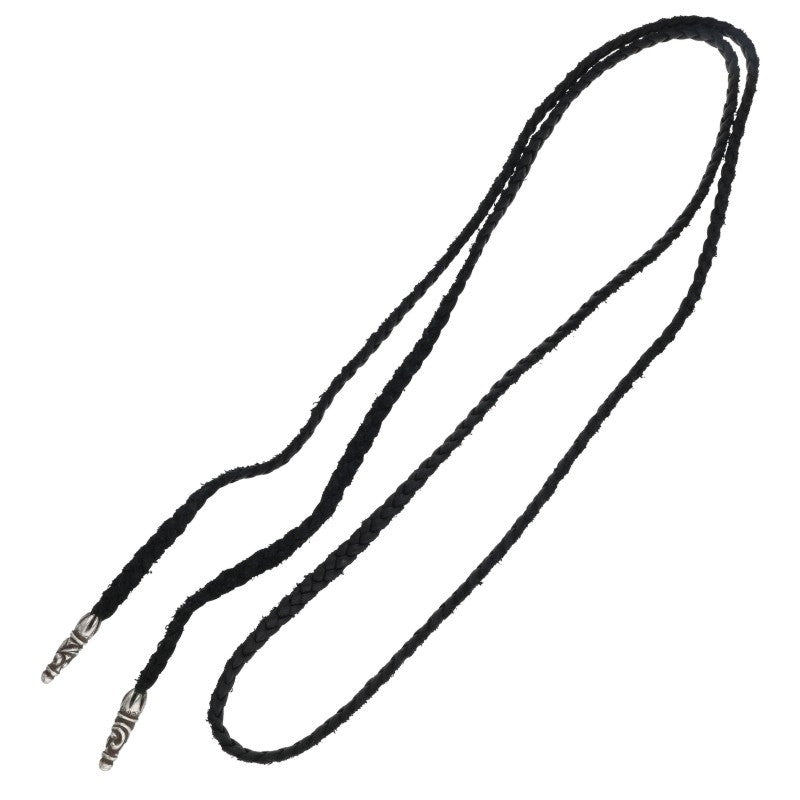 Chrome Hearts Scroll Leather Braid Necklace Size ONE Multi