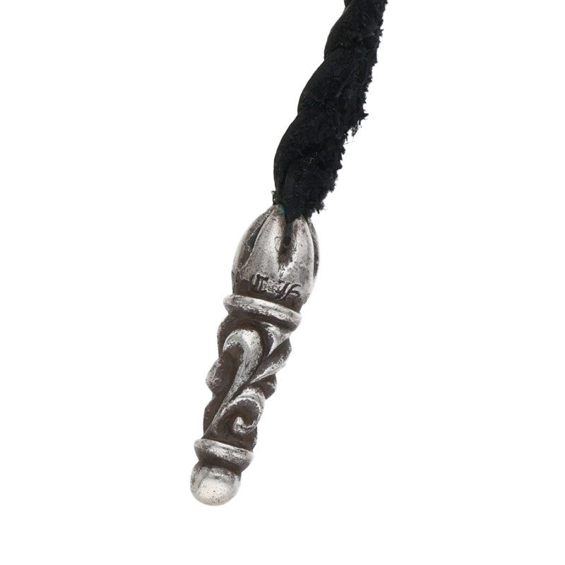 Chrome Hearts Scroll Leather Braid Necklace Size ONE Multi