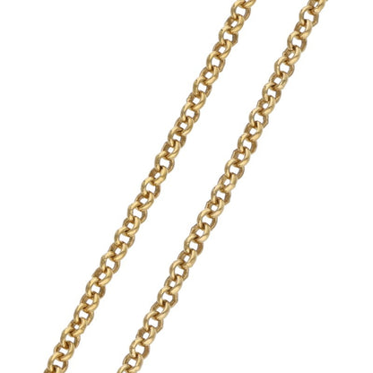 Chrome Hearts 22K 14K Gold Roll Chain Necklace Size 20INCH