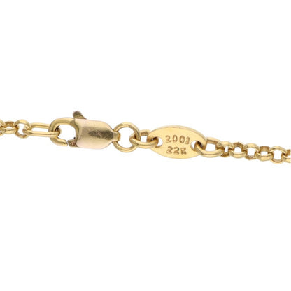 Chrome Hearts 22K Gold 18inch Roll Chain