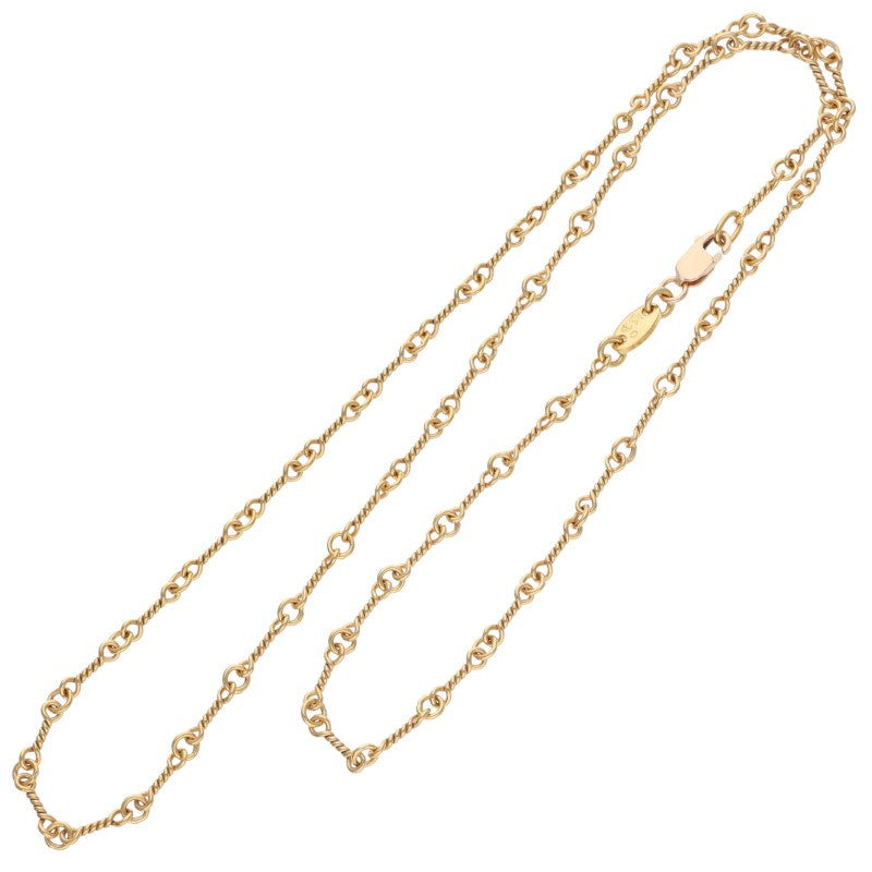 Chrome Hearts 22K Yellow Gold Twist Chain Size ONE SIZE