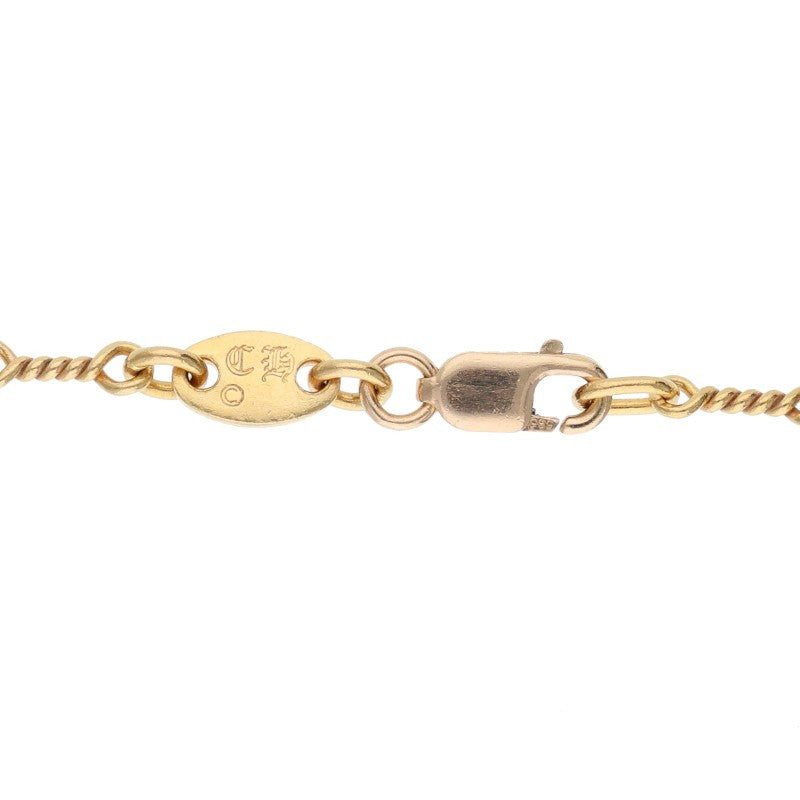 Chrome Hearts 22K Yellow Gold Twist Chain Size ONE SIZE