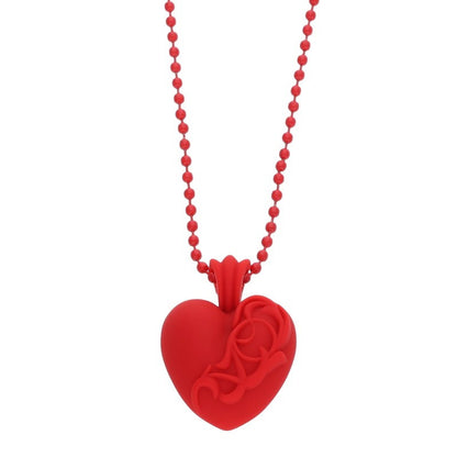 Chrome Hearts Rubber Heart Silicone Necklace Size ONE SIZE