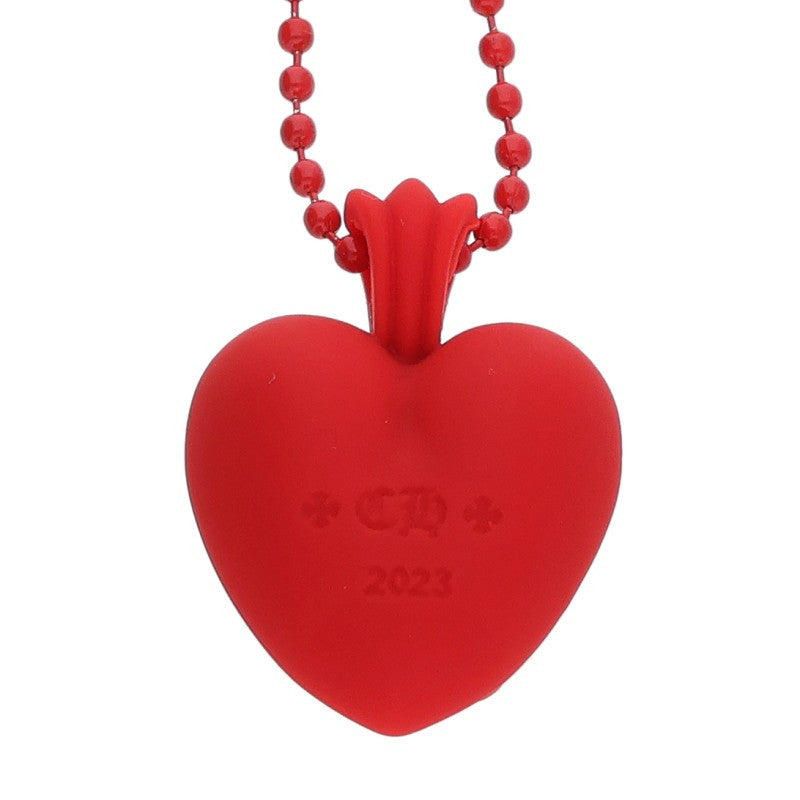 Chrome Hearts Rubber Heart Silicone Necklace Size ONE SIZE
