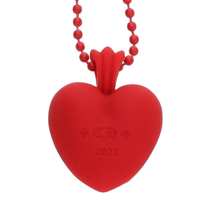 Chrome Hearts Rubber Heart Silicone Necklace Size ONE SIZE