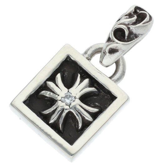 Chrome Hearts Framed CH Plus 1 Diamond Silver Size ONE SIZE