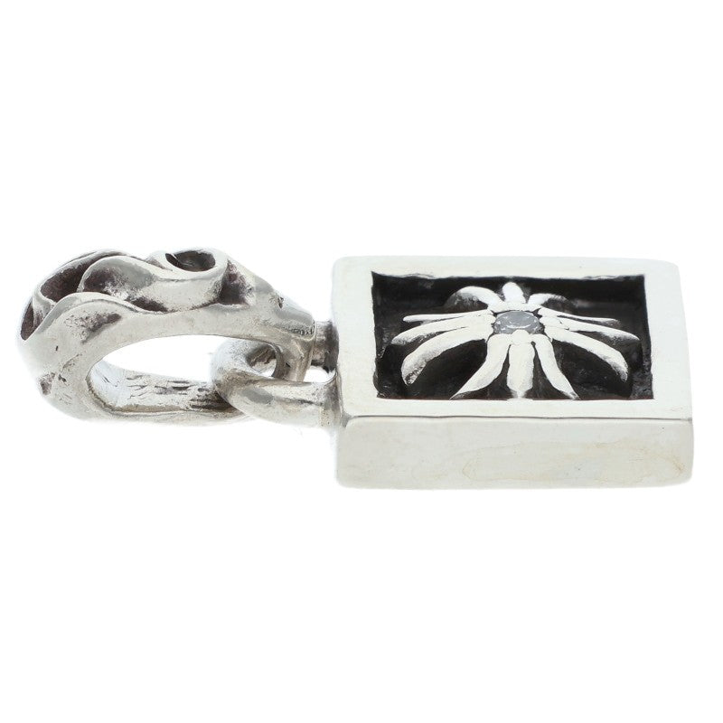 Chrome Hearts Framed CH Plus 1 Diamond Silver Size ONE SIZE