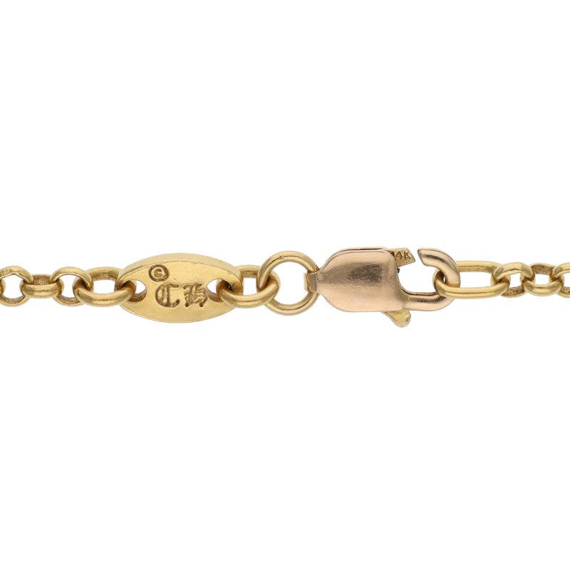 Chrome Hearts 22K Yellow Gold 18inch Roll Size ONE SIZE