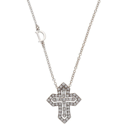 DAMIANI Belle Epoque Crown K18WG Necklace Size ONE SIZE