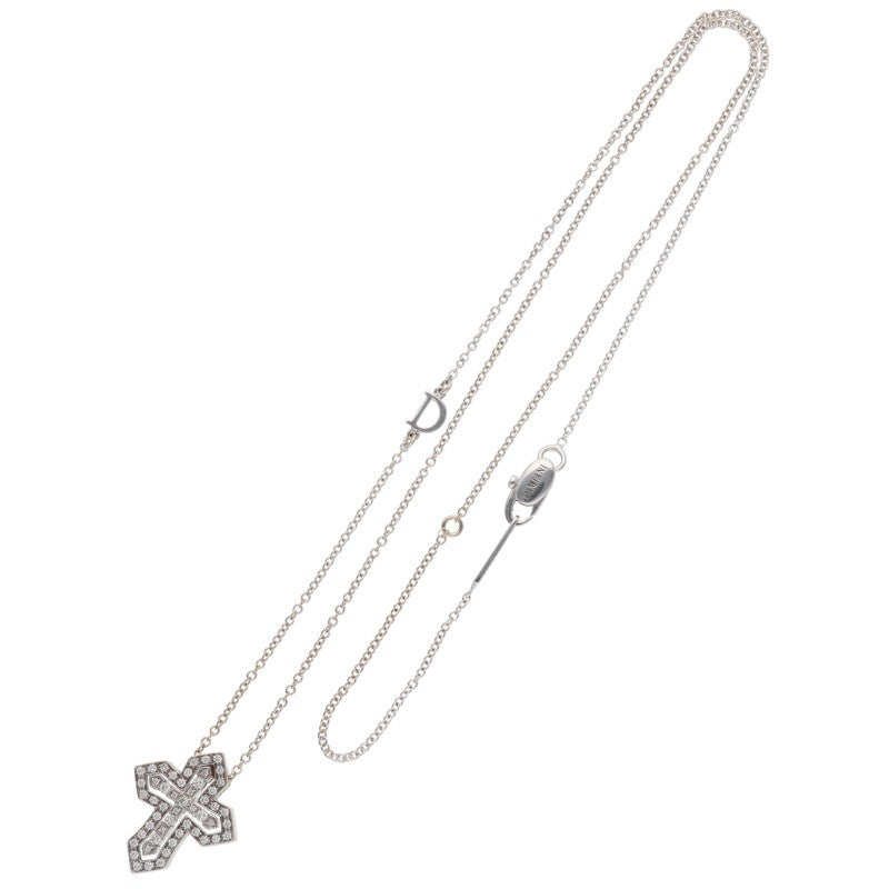 DAMIANI Belle Epoque Crown K18WG Necklace Size ONE SIZE