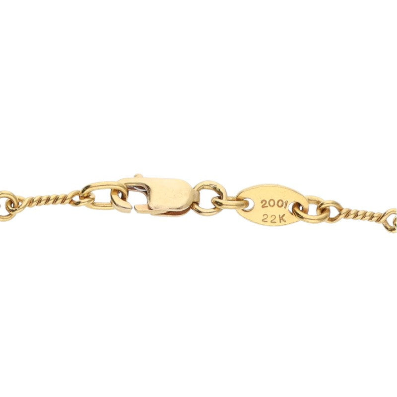 Chrome Hearts 22K Yellow Gold Twist Chain