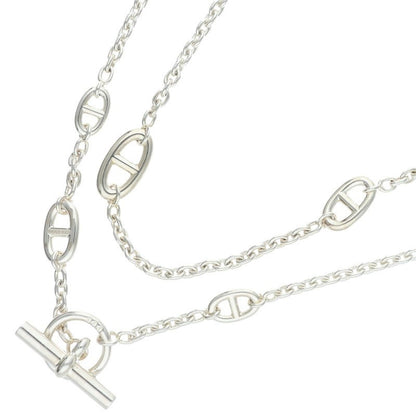 HERMES Farandole Sterling Silver Long Necklace Size ONE SIZE