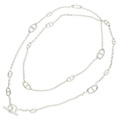 HERMES Farandole Sterling Silver Long Necklace Size ONE SIZE